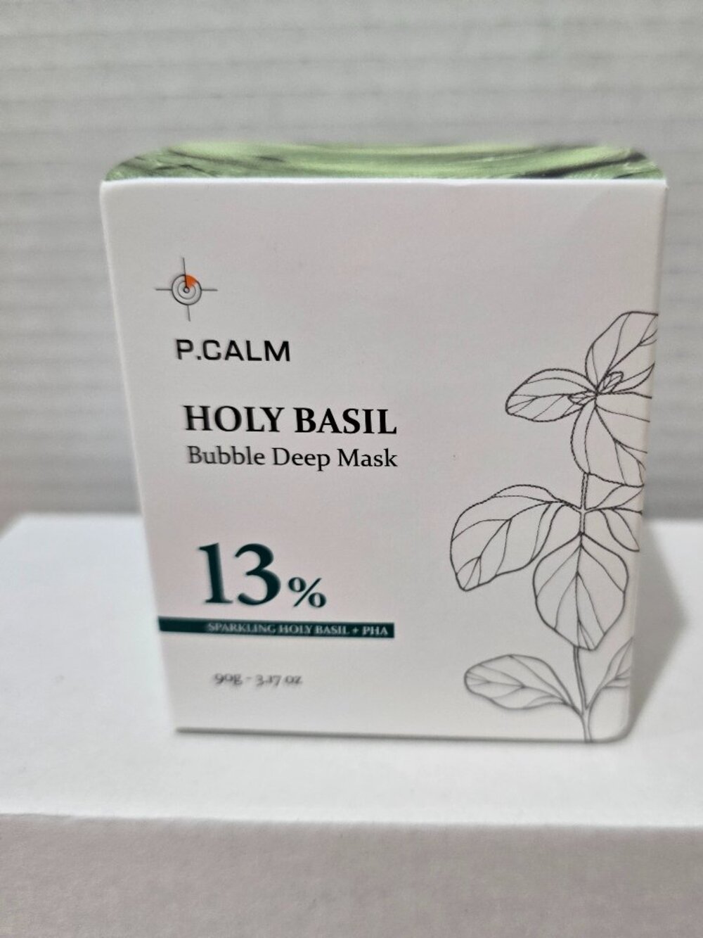 P.CALM Holy Basil Bubble Deep Mask with Holy Basil & PHA 3.17 oz New Sealed Box